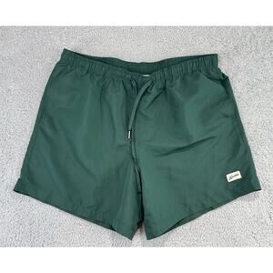 Bather Lined Swim Trunks Forest Green Men's Size XL 5.5" Inseam